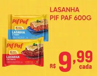 Pais e Filhos Supermercados Lasanha pif paf oferta