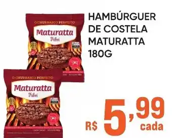 Pais e Filhos Supermercados Hamburguer de costela maturatta oferta