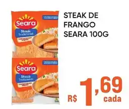 Pais e Filhos Supermercados Steak de frango seara oferta