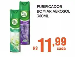 Pais e Filhos Supermercados Purificador bom ar aerosol oferta