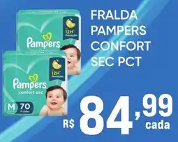 Pais e Filhos Supermercados Fralda pampers confort sec pct oferta