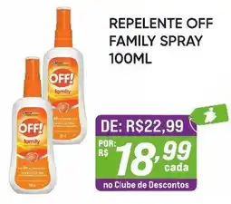 Pais e Filhos Supermercados Repelente off family spray oferta