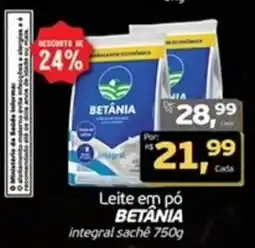 Cometa Supermercados Leite em pó BETÂNIA integral sache oferta