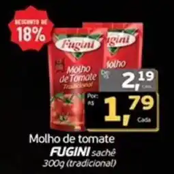 Cometa Supermercados Molho de tomate FUGINI sache (tradicional) oferta