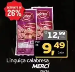 Cometa Supermercados Linguiça calabresa MERCÍ oferta