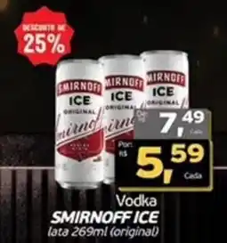 Cometa Supermercados Vodka SMIRNOFFICE lata (original) oferta