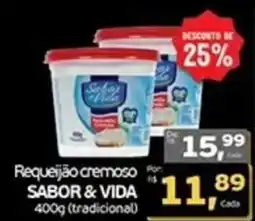 Cometa Supermercados Requeijão cremoso SABOR & VIDA oferta