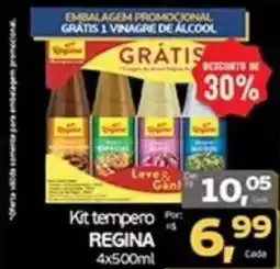 Cometa Supermercados Kit tempero REGINA oferta