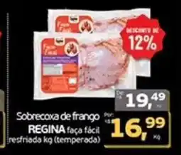 Cometa Supermercados Sobrecoxa de frango REGINA faça fácil resfriada oferta