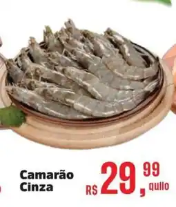 Supermercados Mateus Camarão Cinza oferta
