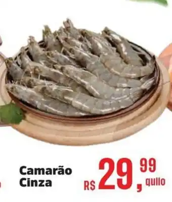Supermercados Mateus Camarão Cinza oferta
