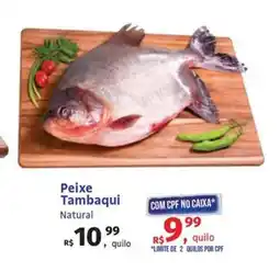 Supermercados Mateus Peixe Tambaqui Natural oferta