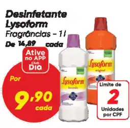 Dia Desinfetante Lysoform Fragrâncias oferta