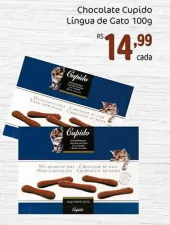 Dona de Casa Chocolate Cupido Lingua de Gato 100g oferta
