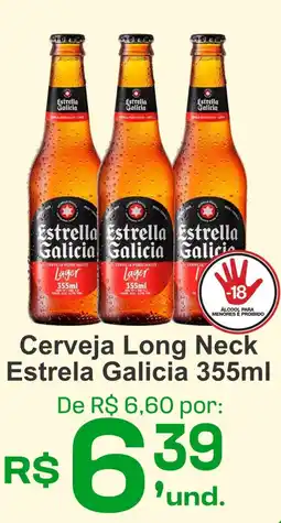 Cocipa Cerveja Long Neck Estrela Galicia oferta