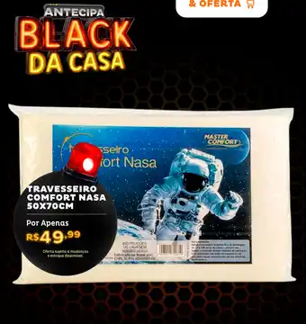 Travesseiro comfort nasa 50x70cm