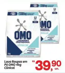 Fort Atacadista Lava Roupas em Pó OMO Clinical oferta