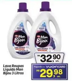 Fort Atacadista Lava Roupas Líquido Mon Bijou oferta
