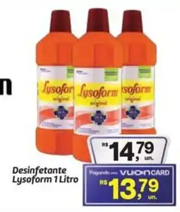 Fort Atacadista Desinfetante Lysoform oferta