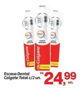 Fort Atacadista Escova Dental Colgate Total oferta