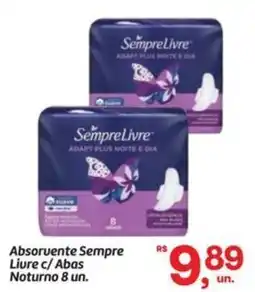 Fort Atacadista Absorvente Sempre Liure c/ Abas Noturno oferta