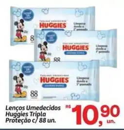 Fort Atacadista Lenços Umedecidos Huggies Tripla Proteção oferta