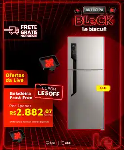 Le Biscuit Geladeira Frost Free oferta