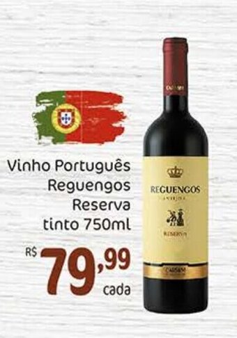 Dona de Casa Vinho Portugues Reguengos Reserva tinto 750ml oferta