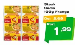 Del Moro Supermercados Steak Sadia Frango oferta