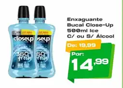 Del Moro Supermercados Enxaguante Bucal Close-Up Ice oferta