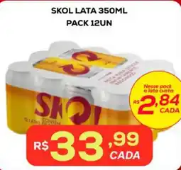 Belem Supermercados Skol lata oferta