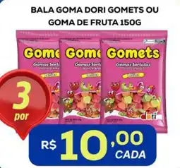 Belem Supermercados Bala goma dori gomets ou goma de fruta oferta
