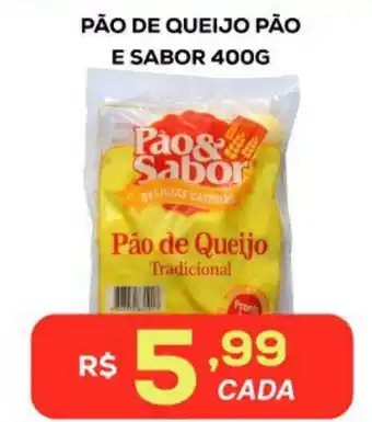 Belem Supermercados Pão de queijo pão e sabor oferta
