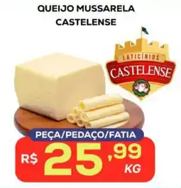 Belem Supermercados Queijo mussarela castelense oferta
