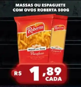 Massas ou espaguete com ovos roberta