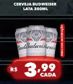 Bahamas Supermercados Cerveja budweiser lata oferta