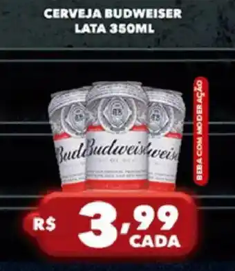 Bahamas Supermercados Cerveja budweiser lata oferta