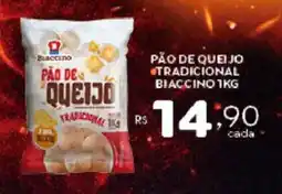 Bahamas Supermercados Pão de queijo tradicional biaccino oferta