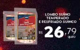 Bahamas Supermercados Lombo suíno temperado e resfriado suinco oferta