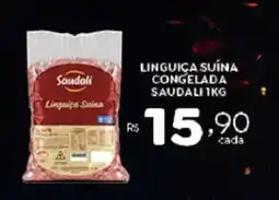 Bahamas Supermercados Linguiça suína congelada saudali oferta