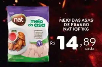 Bahamas Supermercados Meio das asas de frango nat iqf oferta