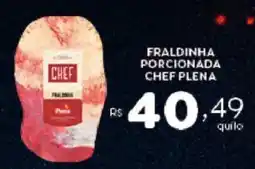 Bahamas Supermercados Fraldinha porcionada chef plena oferta