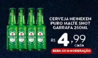 Bahamas Supermercados Cerveja heineken puro malte shot garrafa oferta