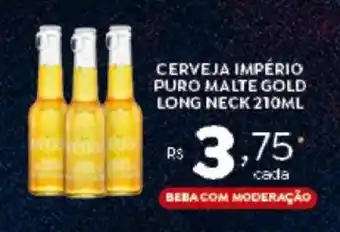 Bahamas Supermercados Cerveja império puro malte gold long neck oferta