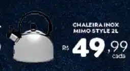 Bahamas Supermercados Chaleira inox mimo style oferta
