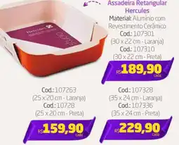 Preçolândia Assadeira Retangular Hercules oferta