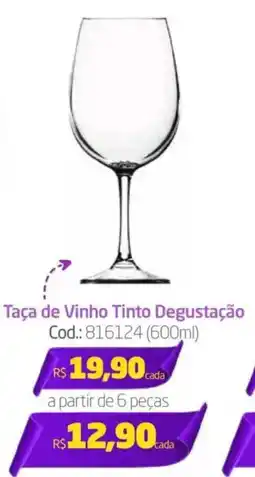 Preçolândia Taça de Vinho Tinto Degustação oferta