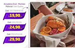 Preçolândia Assadeira Oval - Marinex oferta