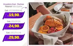 Preçolândia Assadeira Oval - Marinex oferta