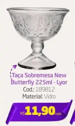 Preçolândia Taça Sobremesa New Butterfly Lyor oferta